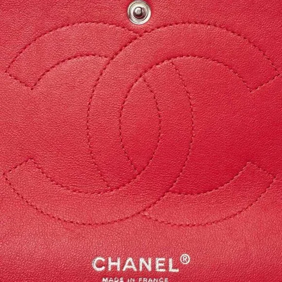 Chanel Pink Quilted Patent Leather Classic Jumbo Double Flap Bag Shoulder Bags